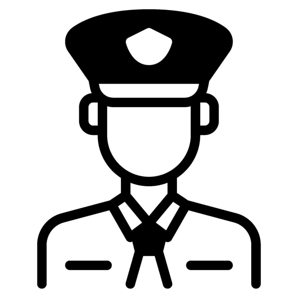 Police icon illustration for web, app, infographic, etc vector