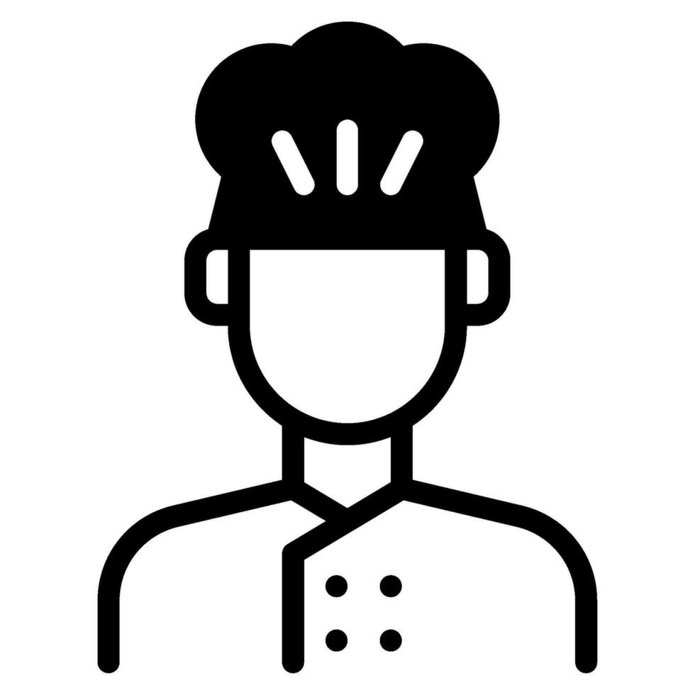 cocinero icono ilustración para web, aplicación, infografía, etc vector