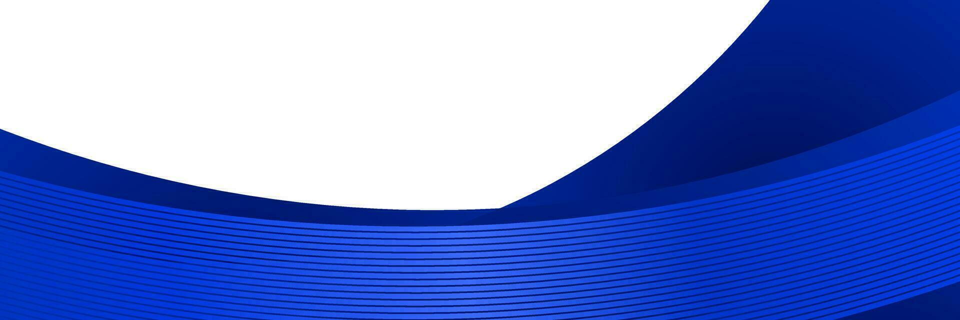elegante azul degradado antecedentes con brillante líneas vector
