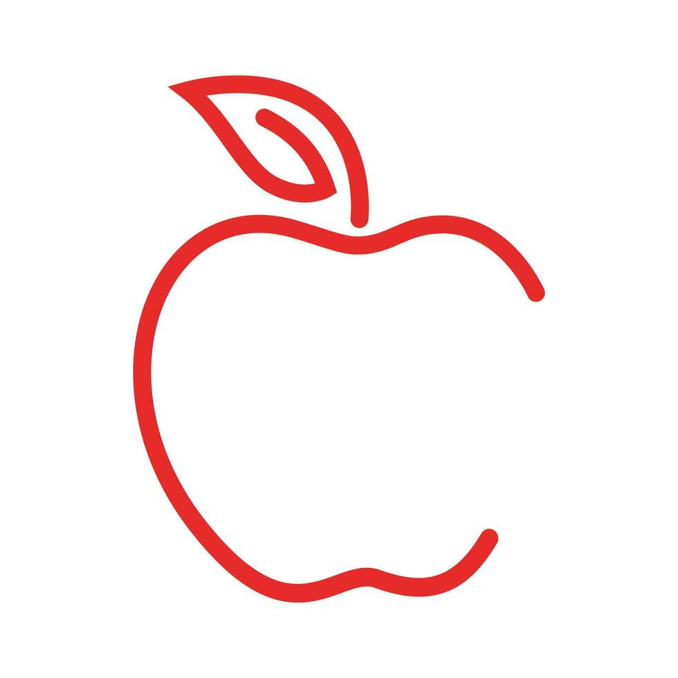 Apple logo design concept vector