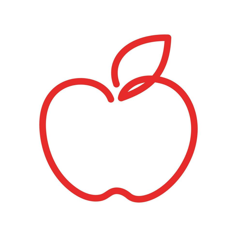 Apple logo design concept vector