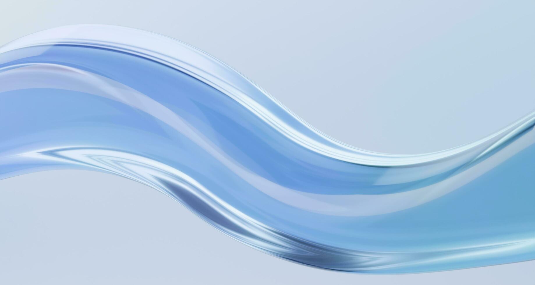 Luxury business background with blue waves. photo