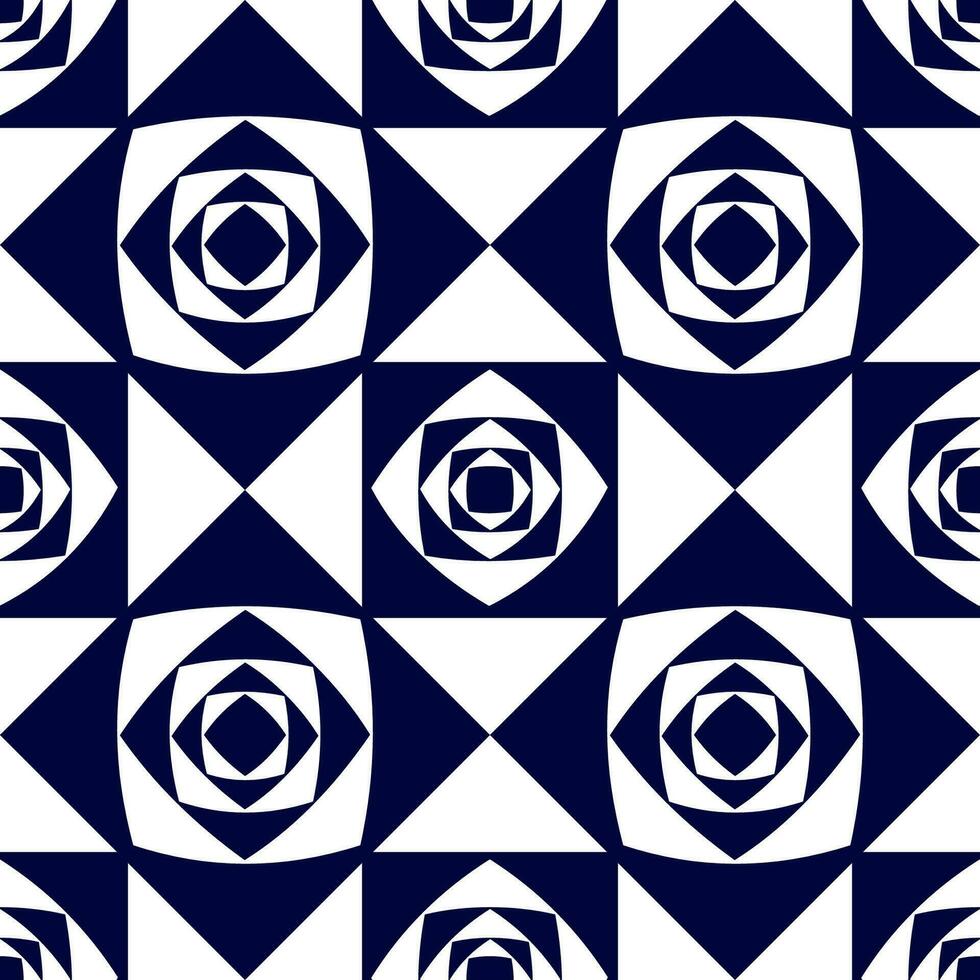beautiful geometric repeat pattern. It is a vector image with geometric elements. It is an art design. used for clothing background wallpaper pattern wrapping Batik fabric illustration