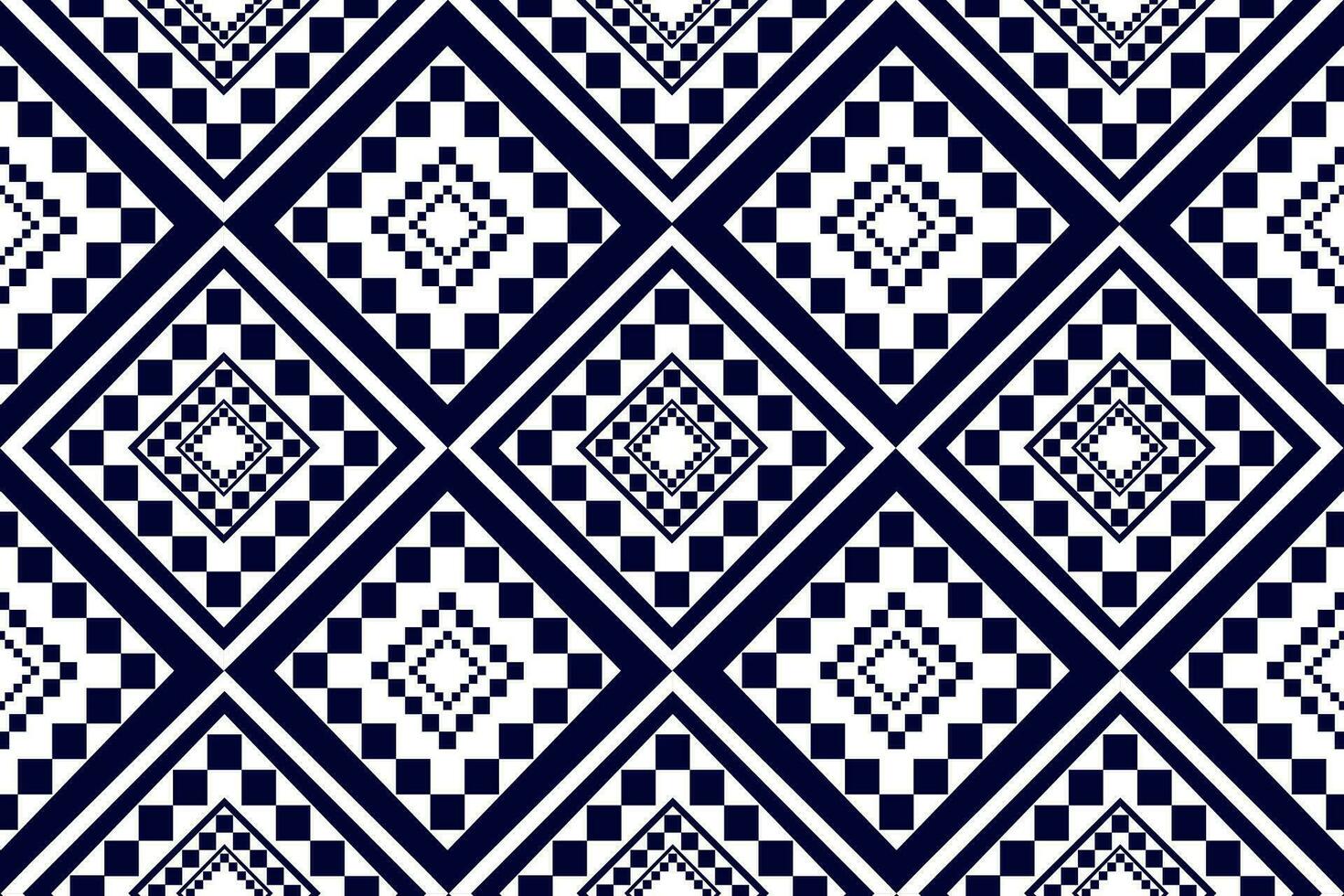 beautiful geometric repeat pattern. It is a vector image with geometric elements. It is an art design. used for clothing background wallpaper pattern wrapping Batik fabric illustration