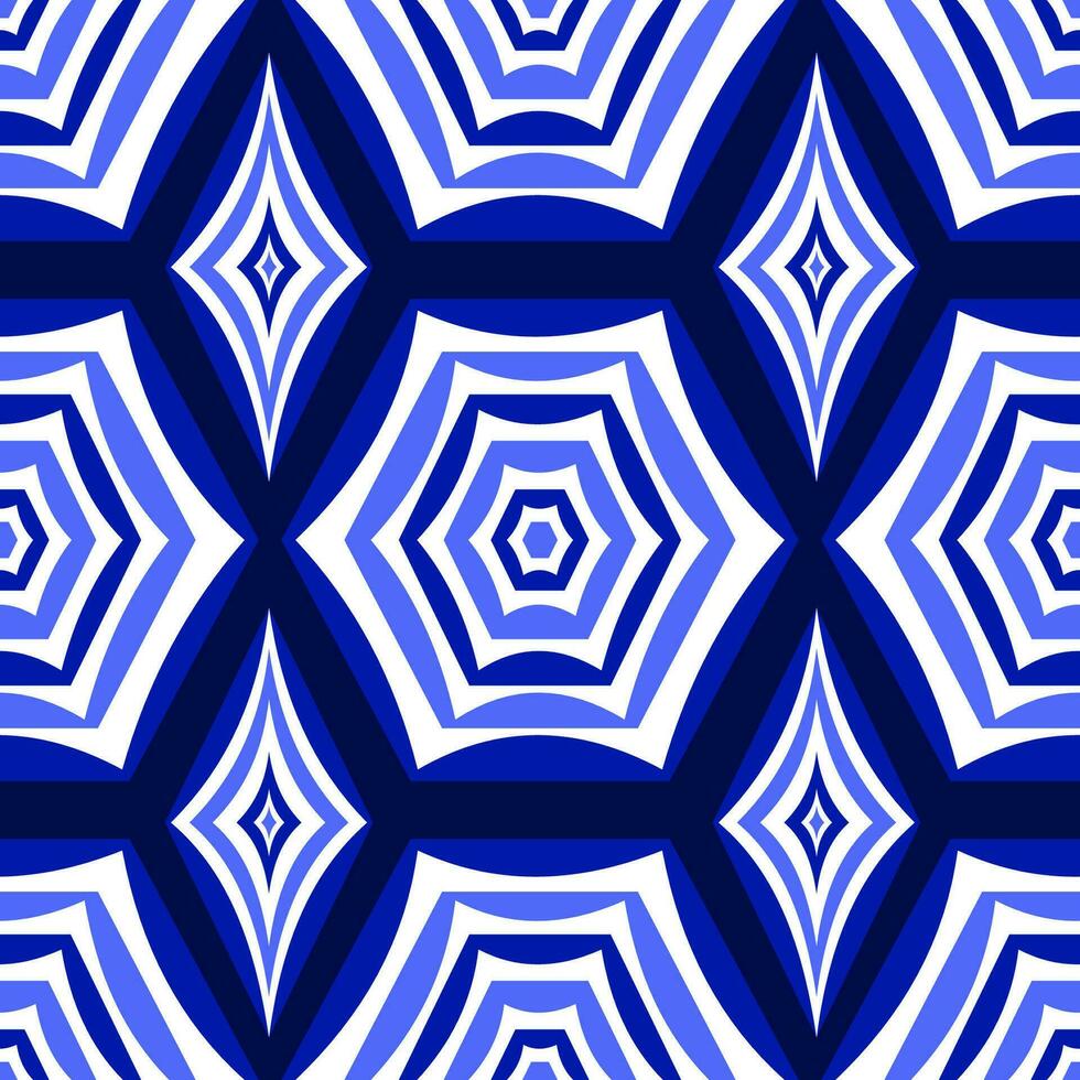 beautiful geometric repeat pattern. It is a vector image with geometric elements. It is an art design. used for clothing background wallpaper pattern wrapping Batik fabric illustration