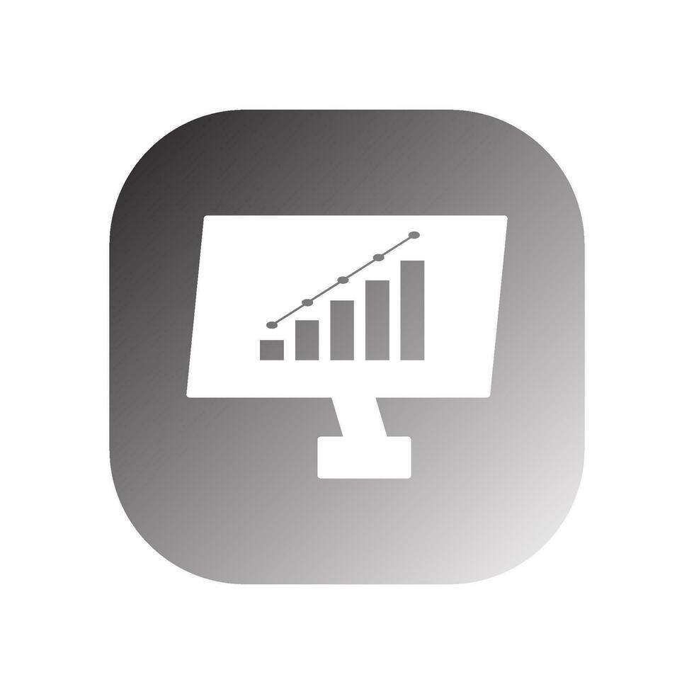 business graph icon vector