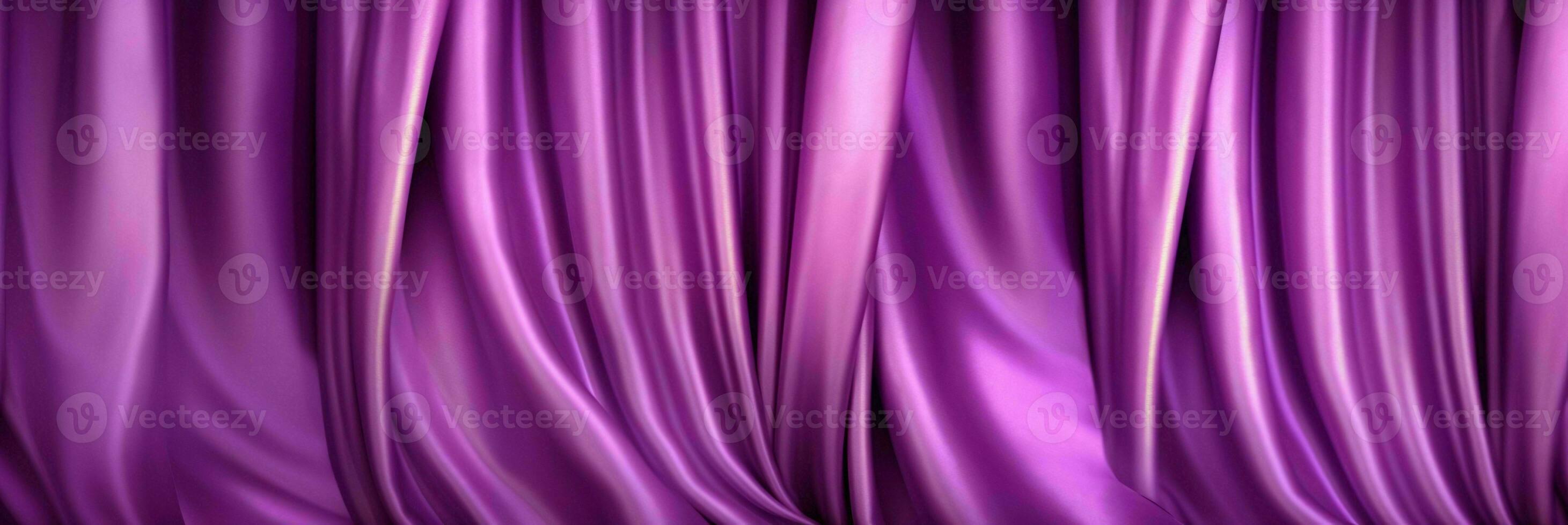 AI generated Elegant Purple Curtain Background. Generative AI photo