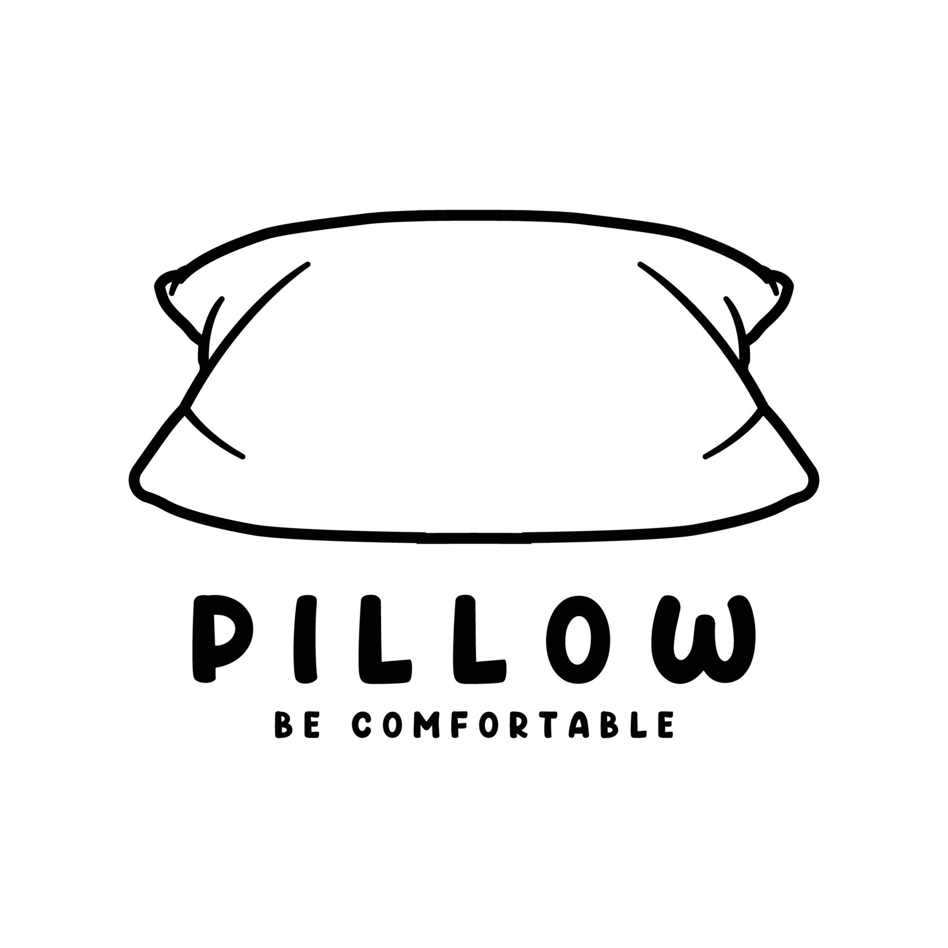 Simple Soft Pillow logo template design vector illustration 36429727