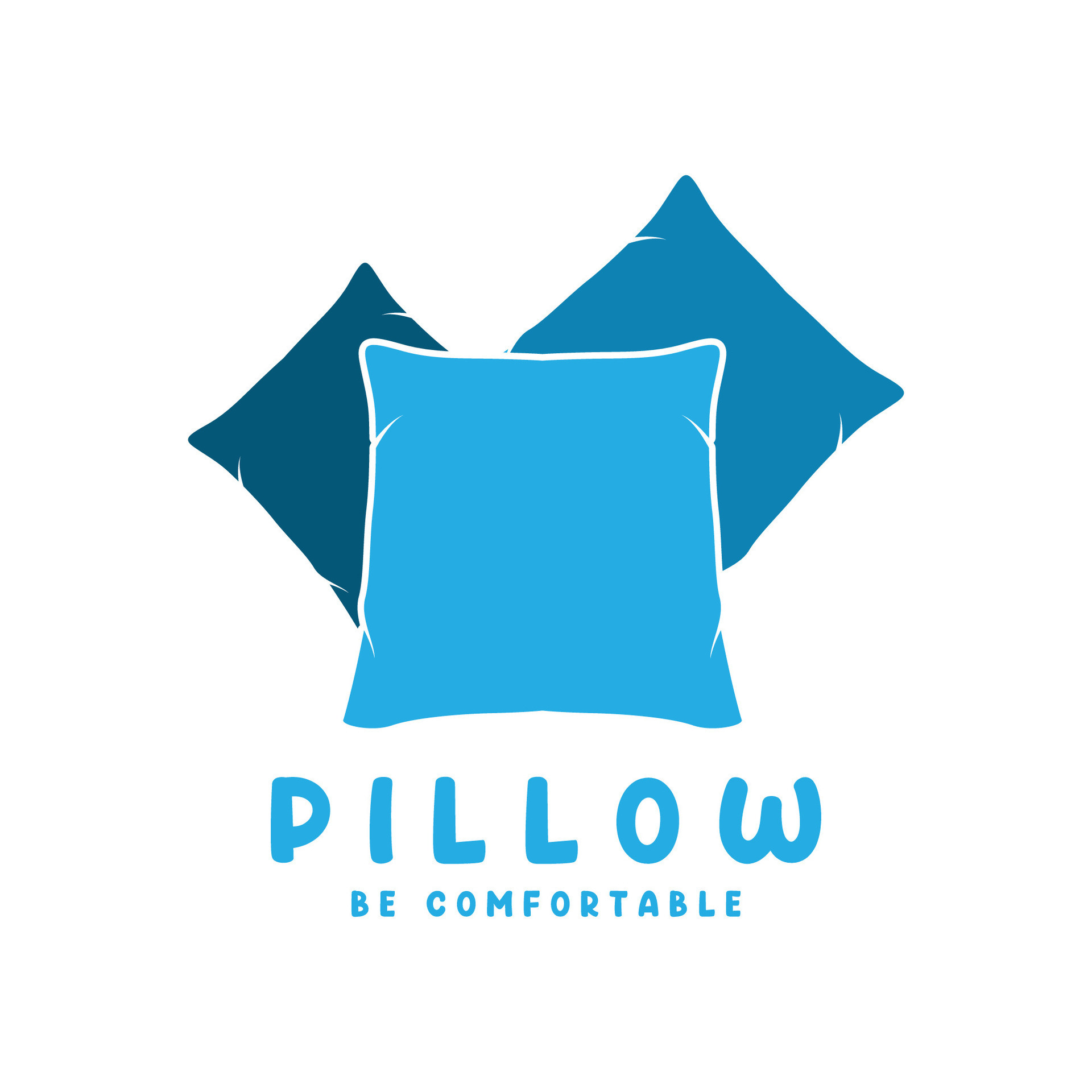 Simple Soft Pillow logo template design vector illustration 36429745
