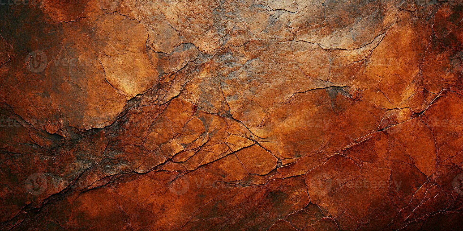 AI generated Red and Brown Rough Stone Texture Background. Rock Surface Background. Generative AI photo