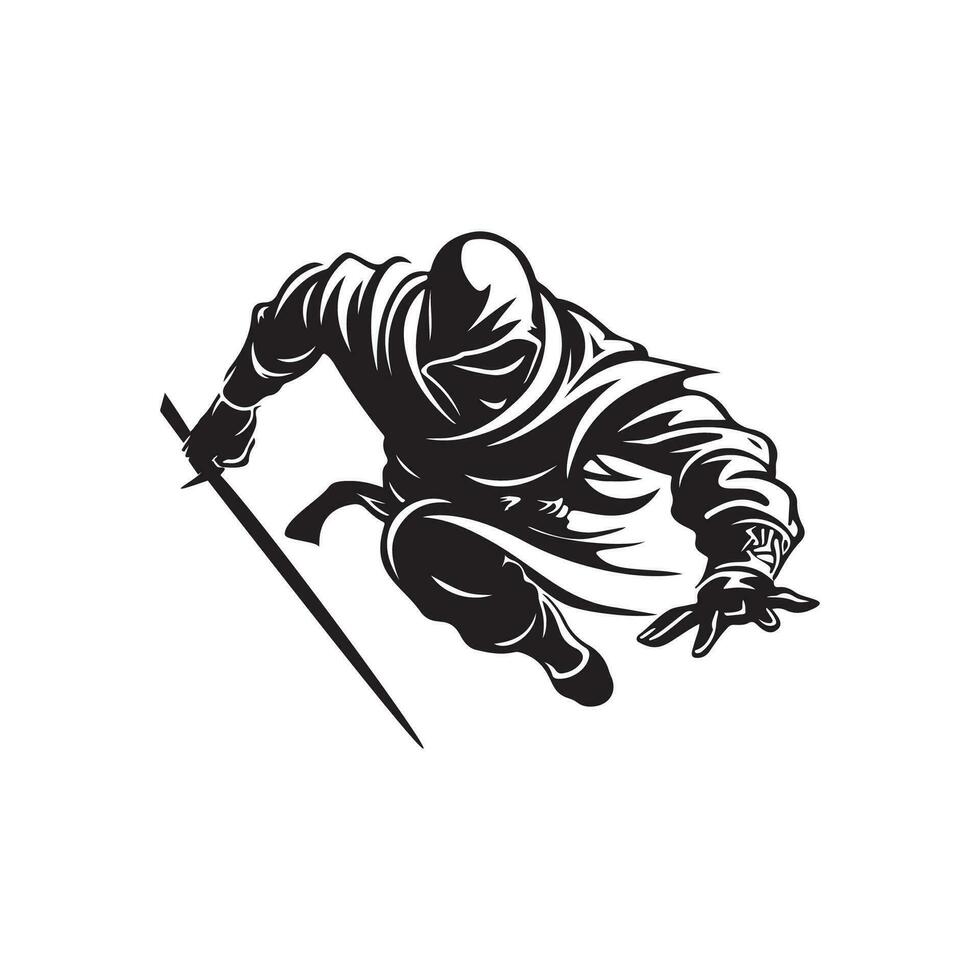 Ninja Vector Images, Art, Logo, Illustration