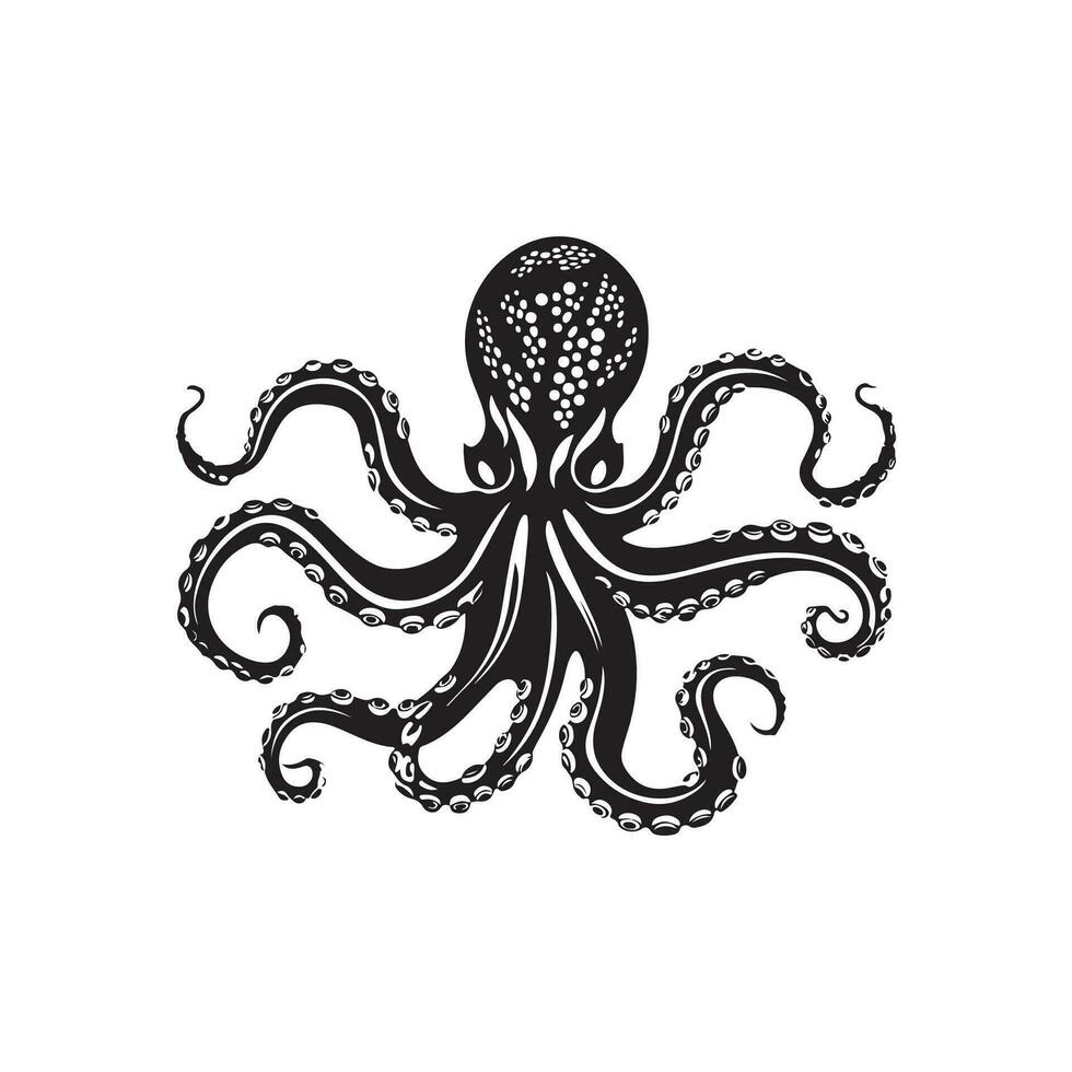 Octopus Image Vector, Art, Design, Logo vector