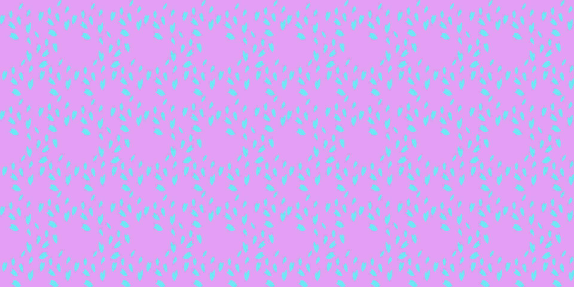 Trendy vibrant seamless pattern with abstract rhombus, zigzag in a textured polka dots. Vector hand drawn sketch shape. Creative simple random dot, spots, drops on a pink background.