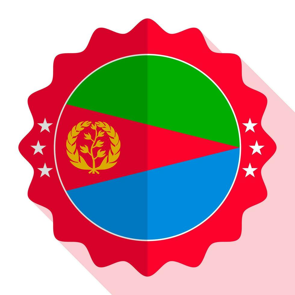 Eritrea quality emblem, label, sign, button. Vector illustration.