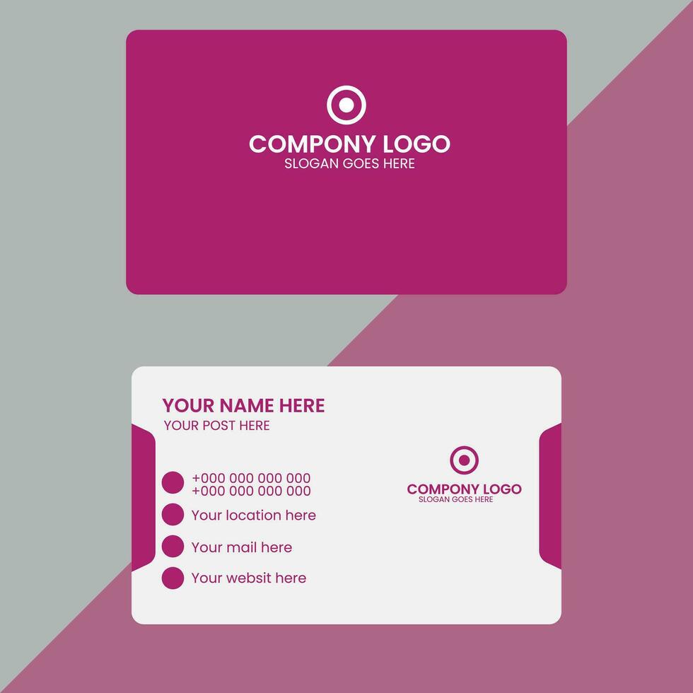 business card design vector