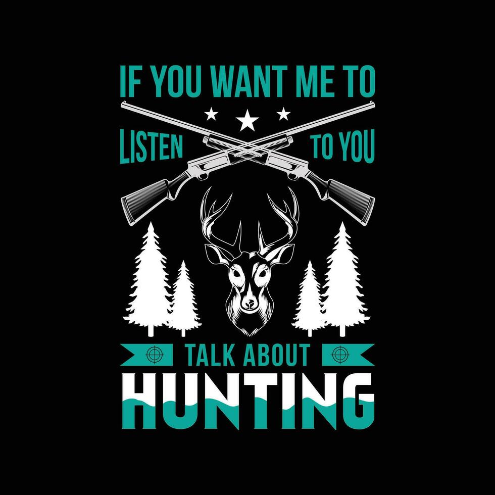 Hunting t-shirt design vector