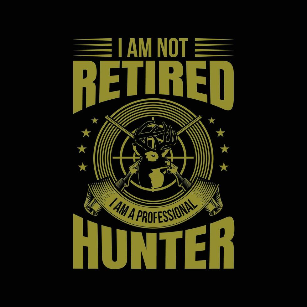 Hunting t-shirt design vector