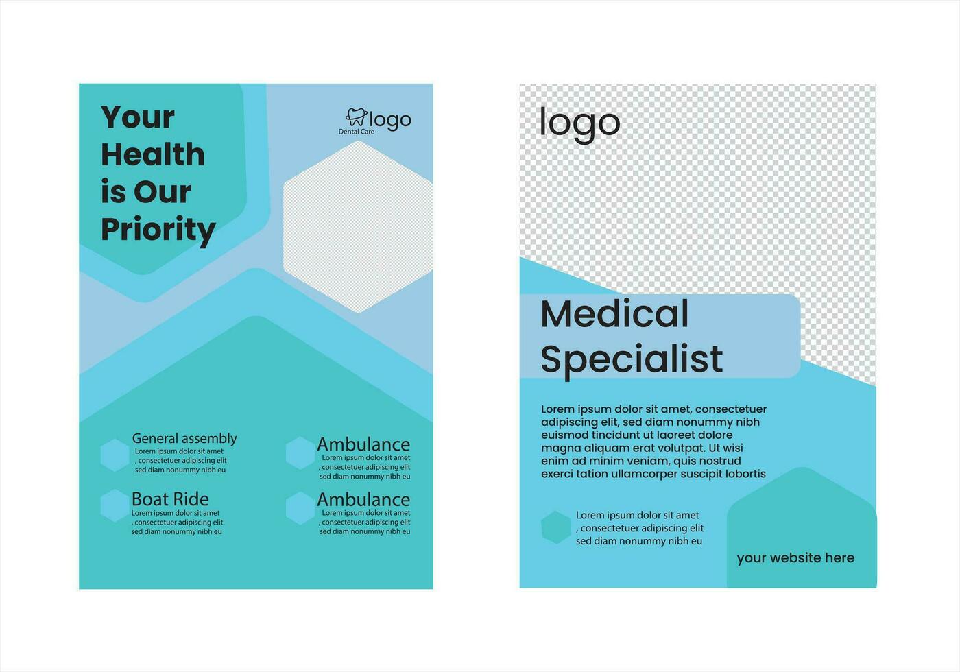 DOCTOR FLYER DESIGN vector