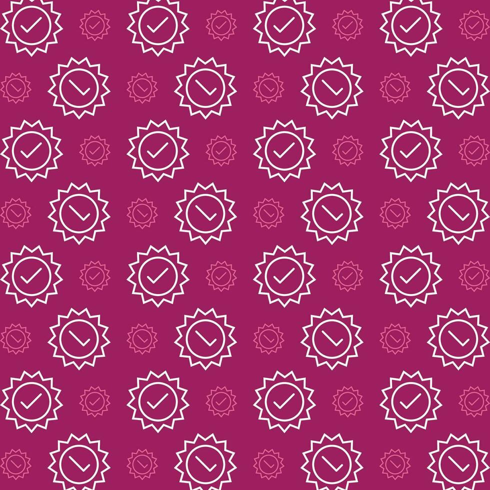 Valid Stamp vector icon repeating pattern beautiful abstract illustration background