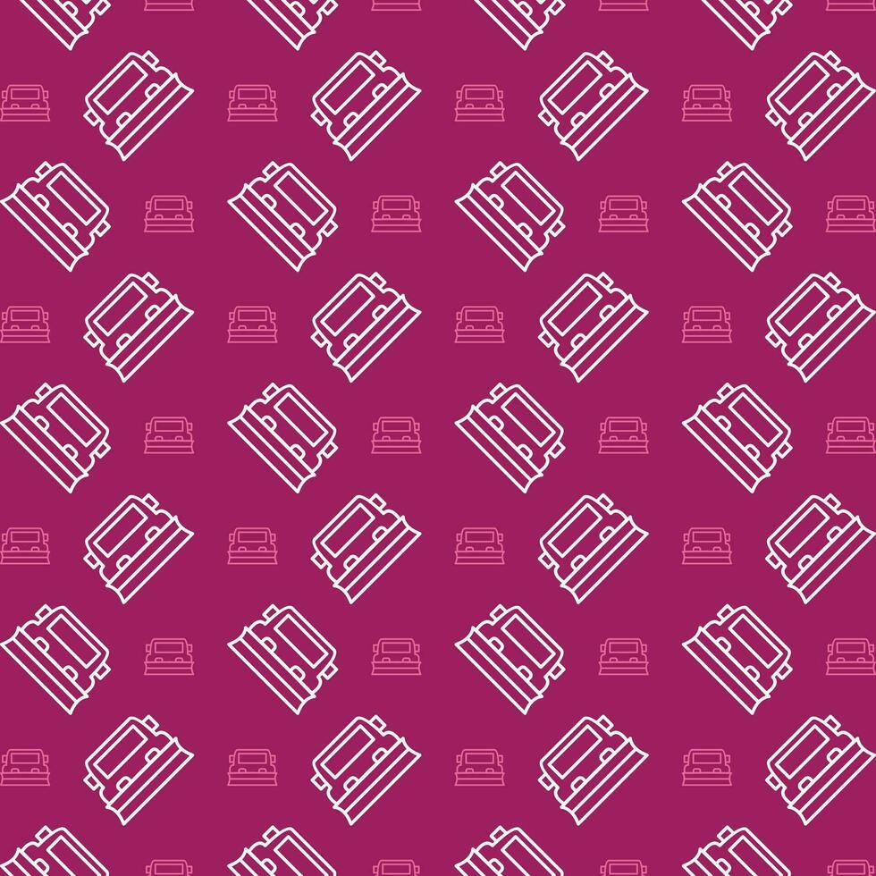 Snowplow vector icon repeating pattern beautiful abstract illustration background
