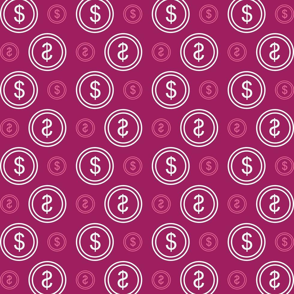 Currencies vector icon repeating pattern beautiful abstract illustration background