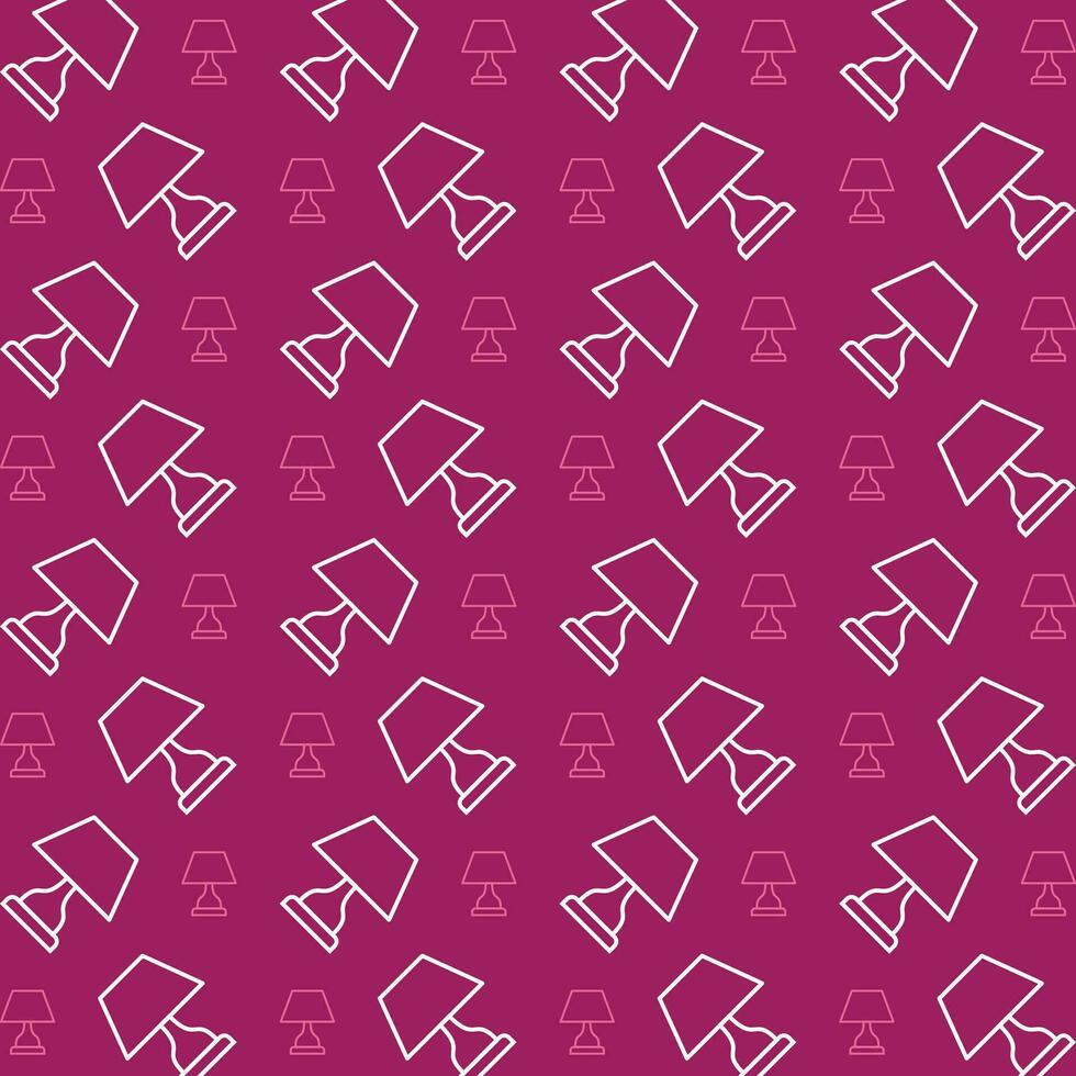 Lamp vector icon repeating pattern beautiful abstract illustration background