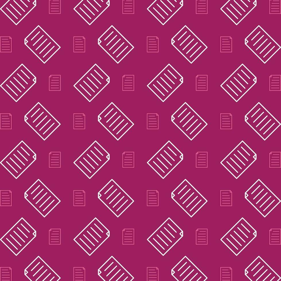 Document vector icon repeating pattern beautiful abstract illustration background