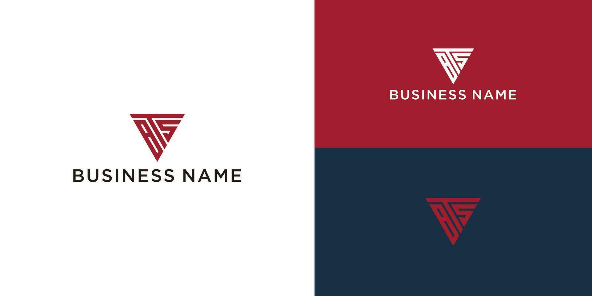 Letter ws shield logo design vector illustration template