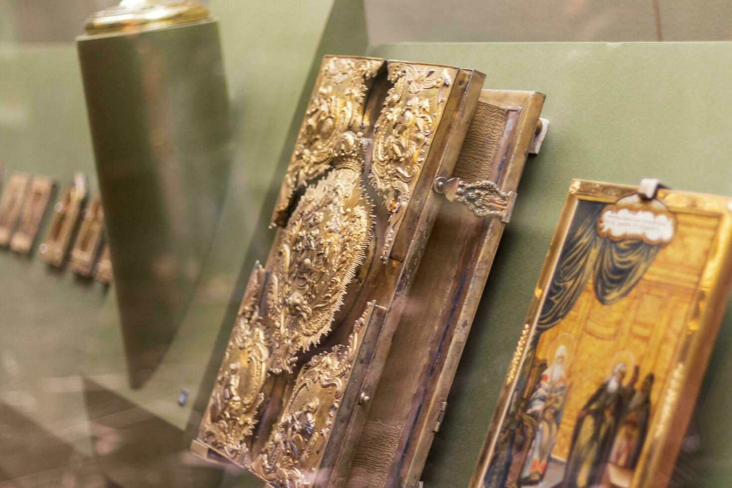 Moscow, Russia - 08.10.2023 -Various pieces of art on display at famous Tretyakov gallery. Arts photo