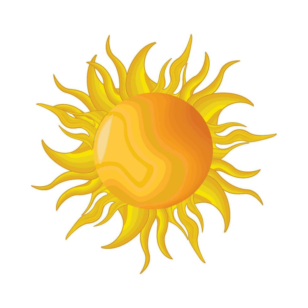 illustration of sun vector