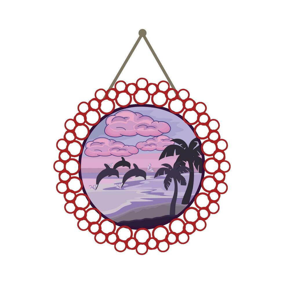 illustration of landscape vector