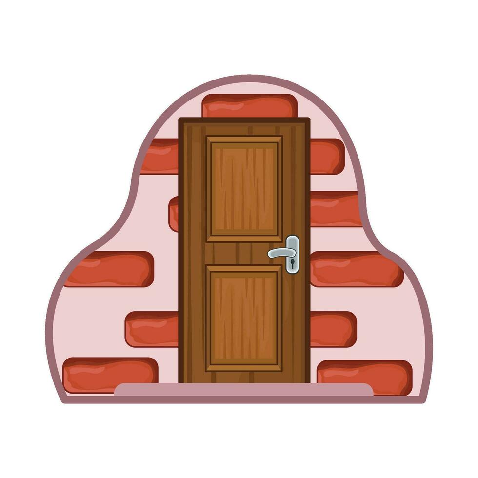 illustration of door vector