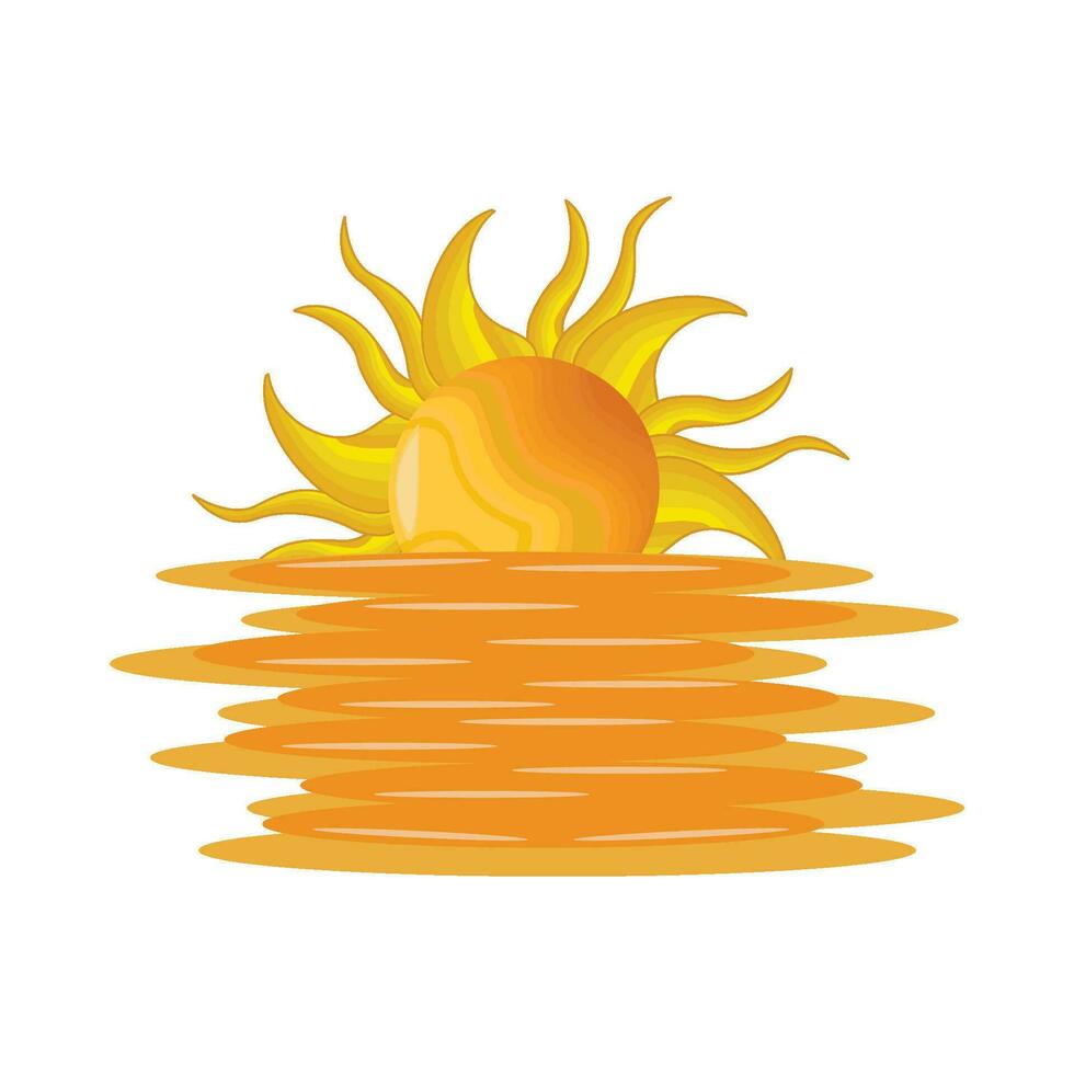illustration of sun vector