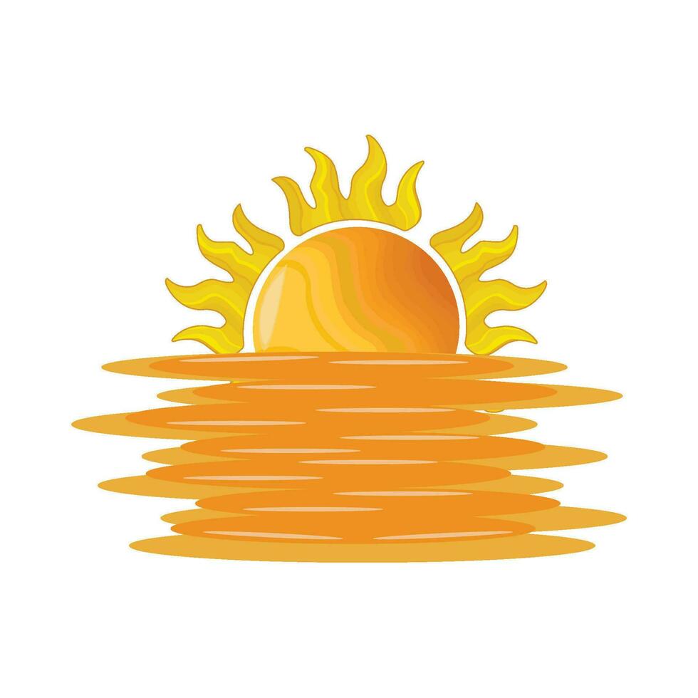 illustration of sun vector