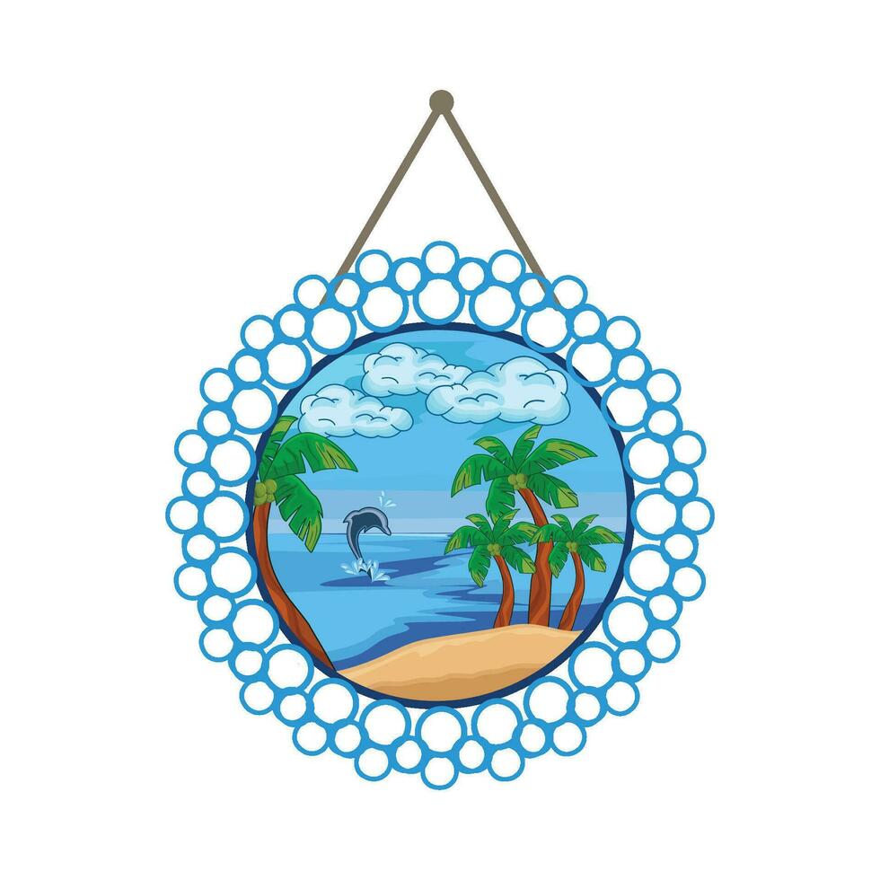 illustration of landscape vector