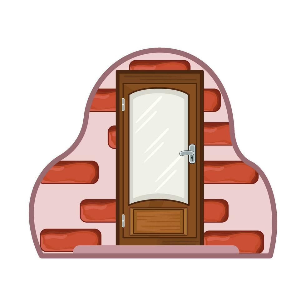 illustration of door vector
