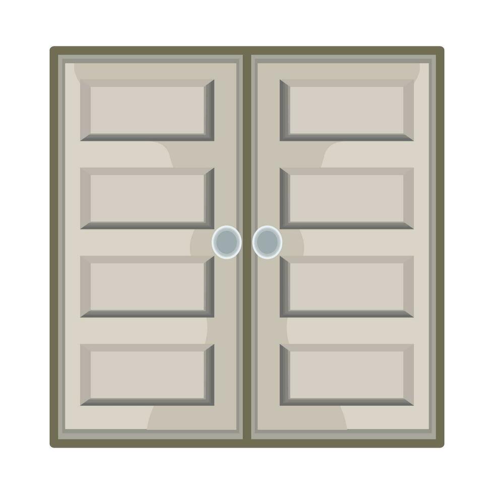 ilustración de puerta vector