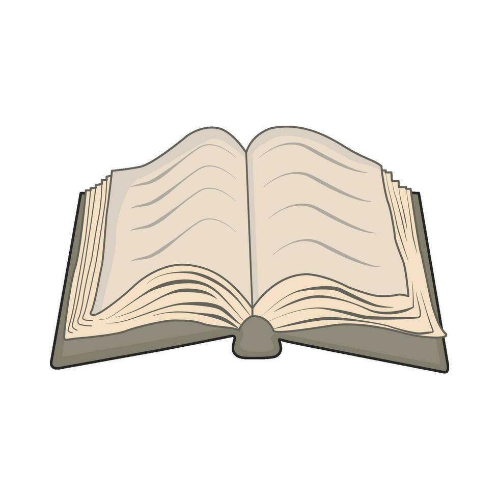 ilustración de libro abierto vector