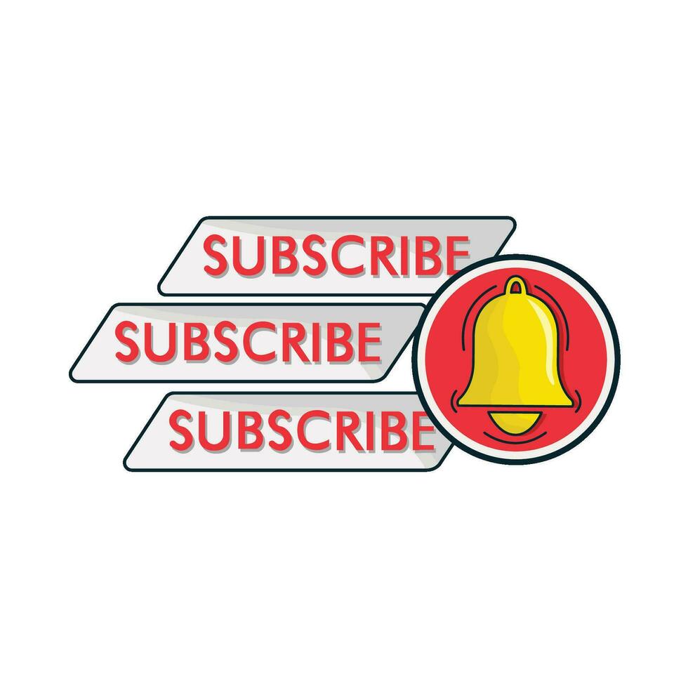 illustration of subscribe vector