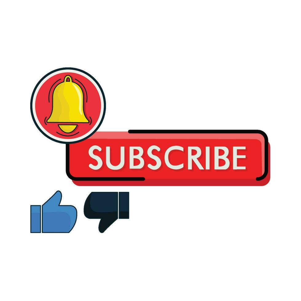 illustration of subscribe vector