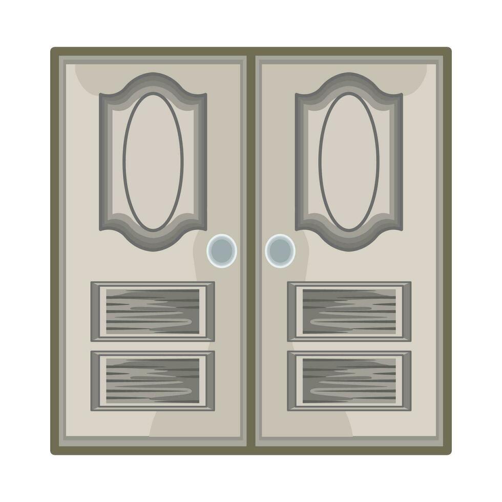 ilustración de puerta vector