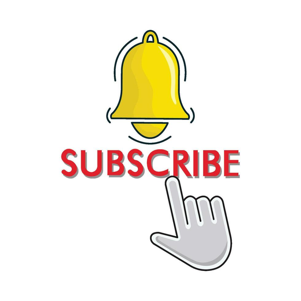 illustration of subscribe vector