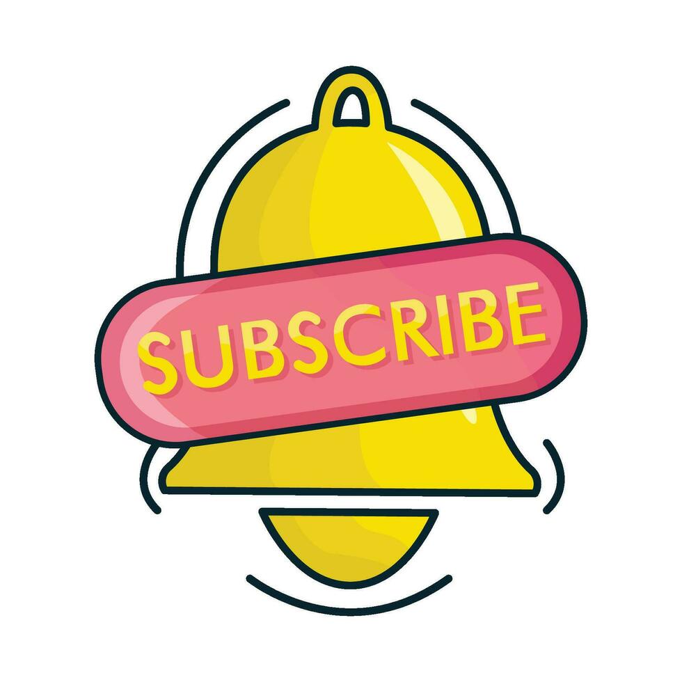 illustration of subscribe vector