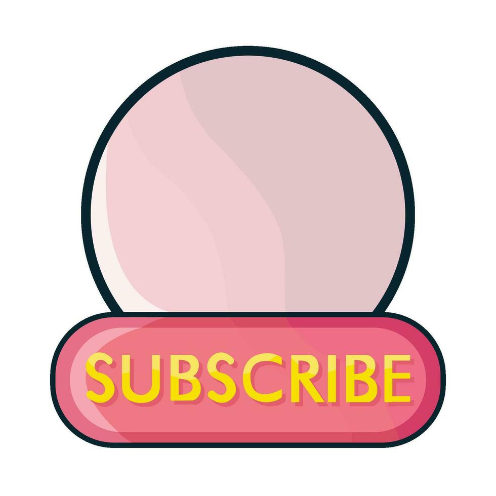 illustration of subscribe vector