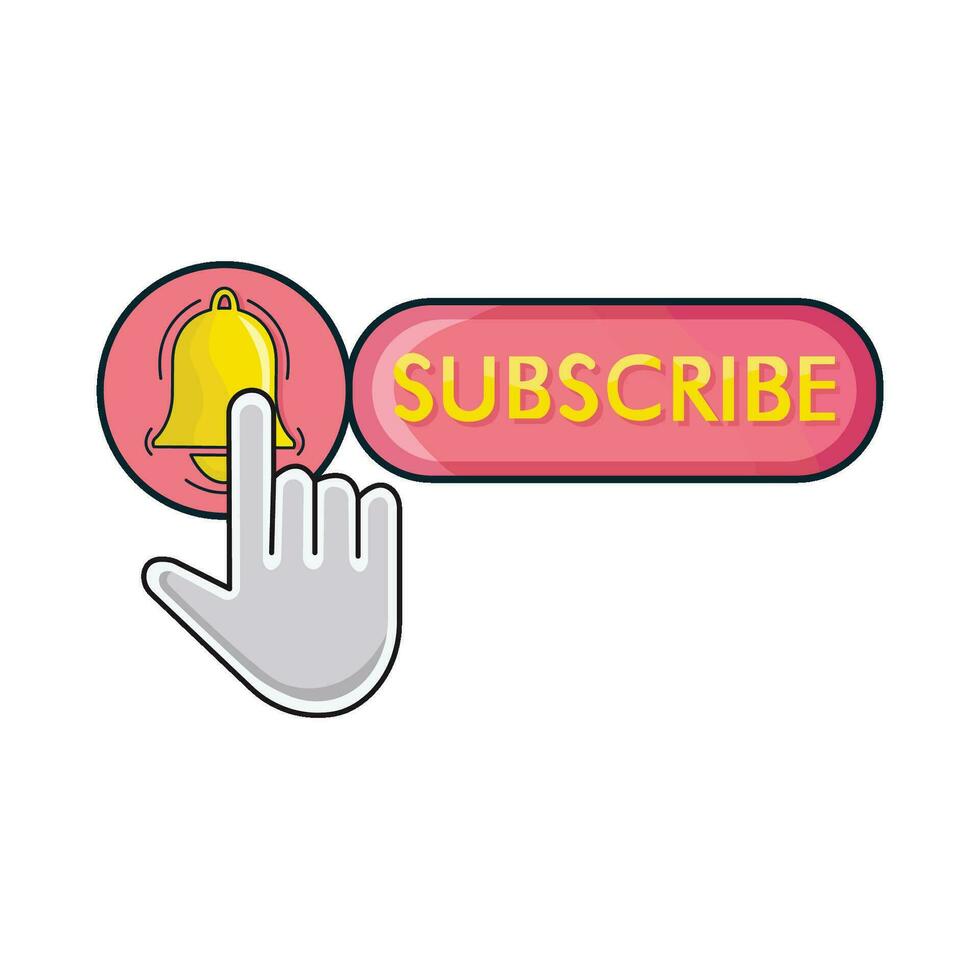 illustration of subscribe vector