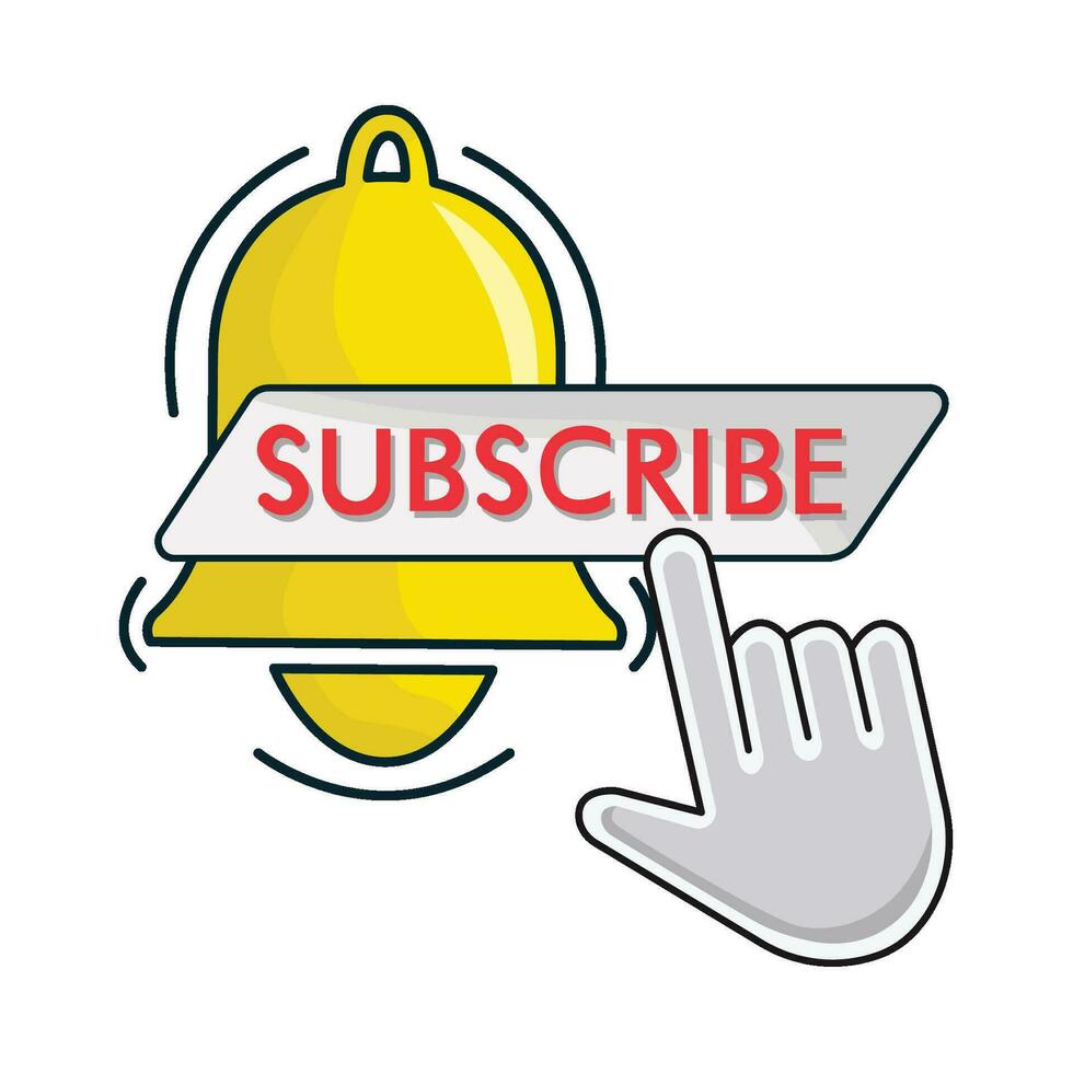 illustration of subscribe vector