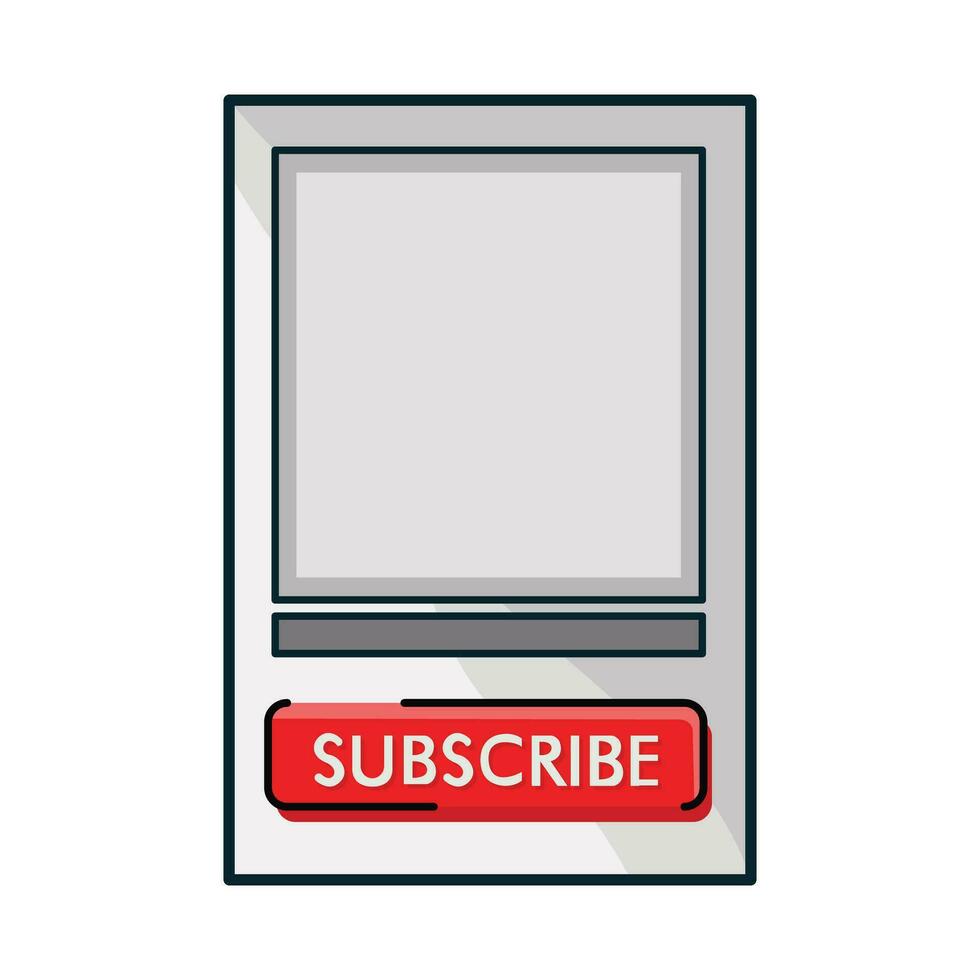 illustration of subscribe vector