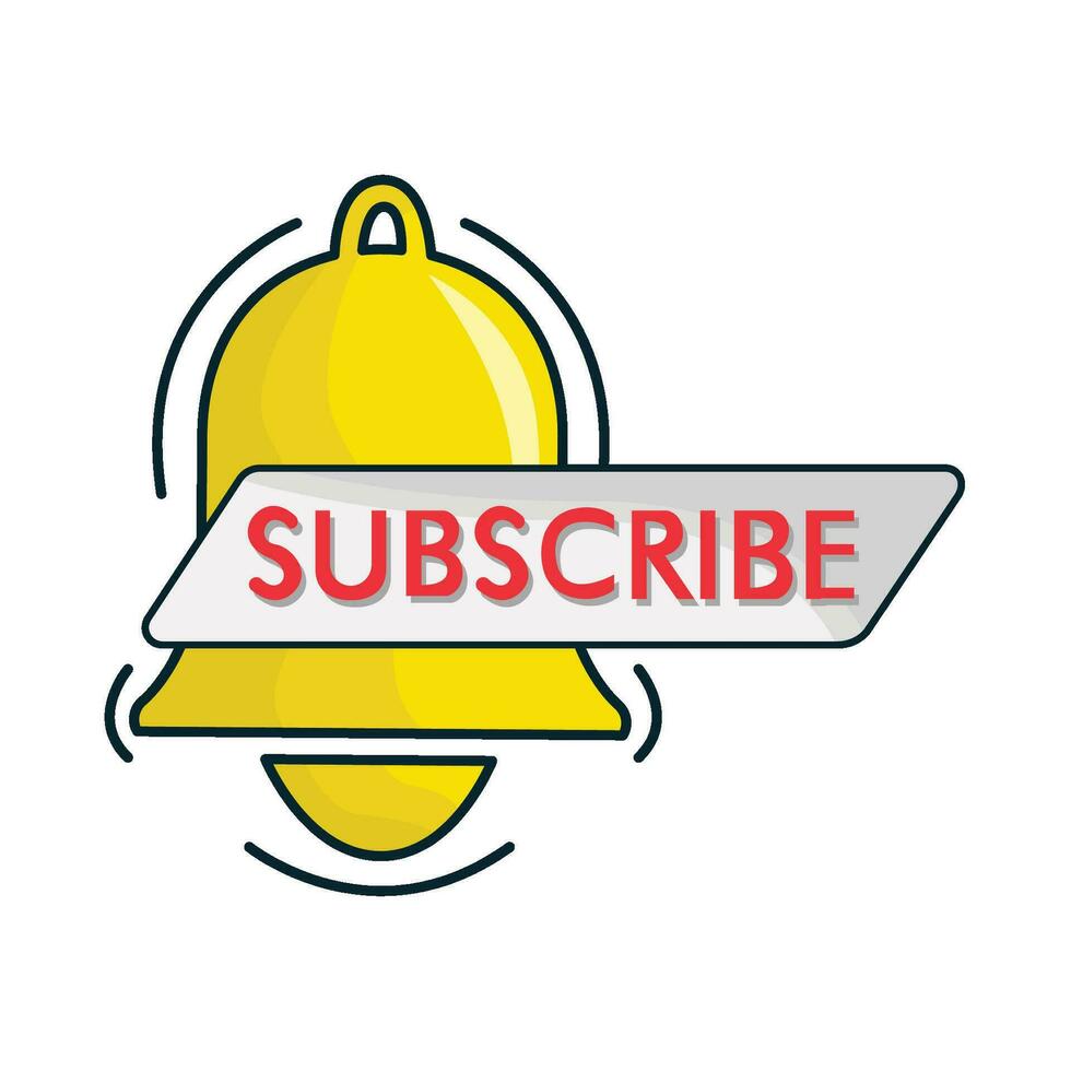 illustration of subscribe vector