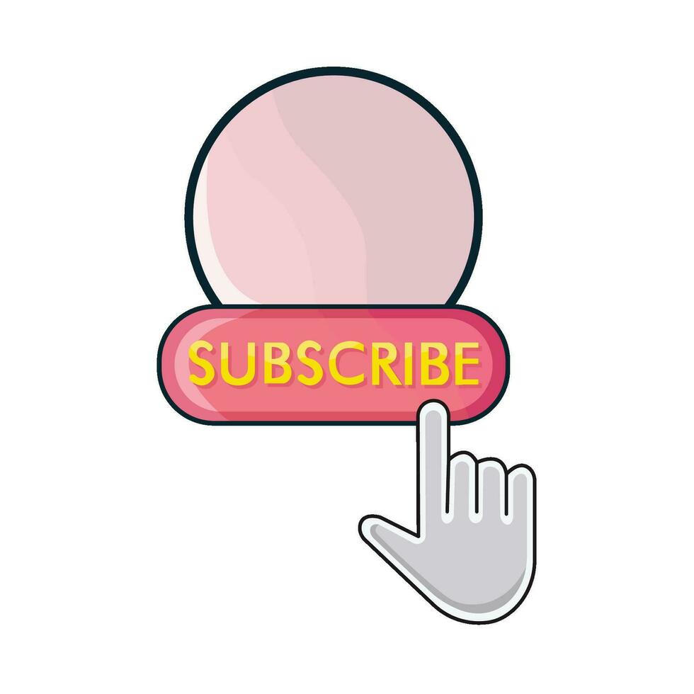 illustration of subscribe vector