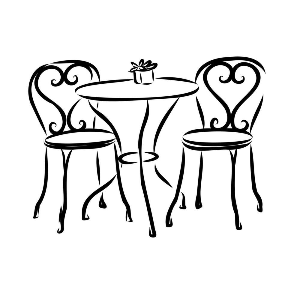cafe vector sketch
